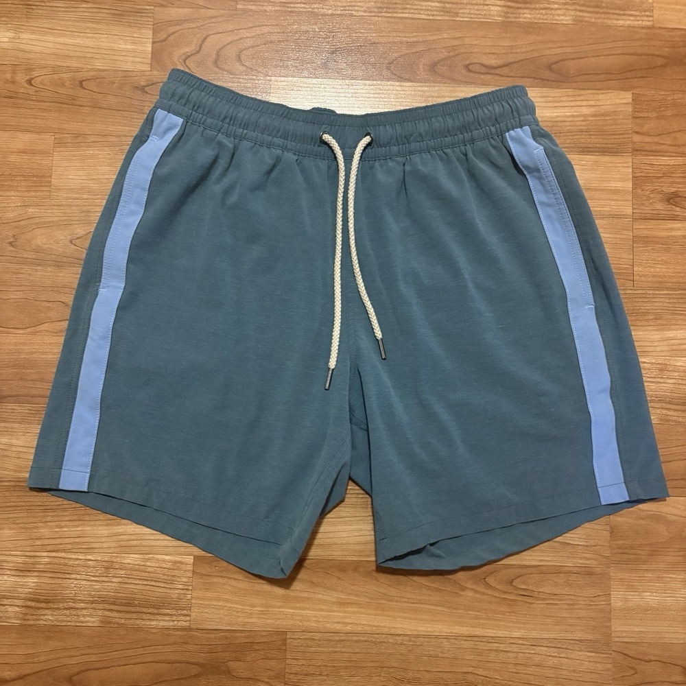 Fair Harbor The Bayberry Trunk Swim Suit Shorts 7 Inch Men's L Stretch